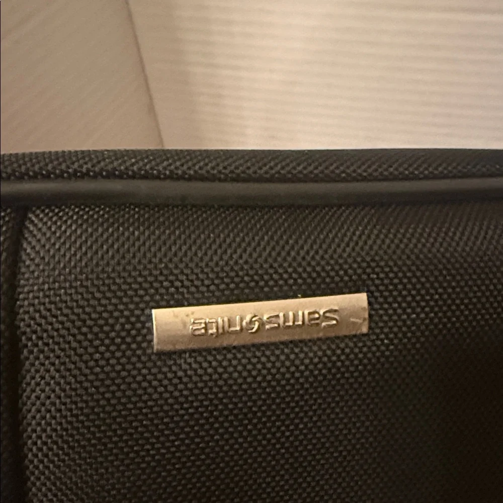 Samsonite Black nylon classic two gusset toploader carryon laptop bag briefcase